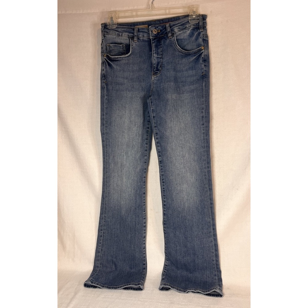 Anthropologie Pilcro Womens Jeans Size 27  Flare Light Wash Pants